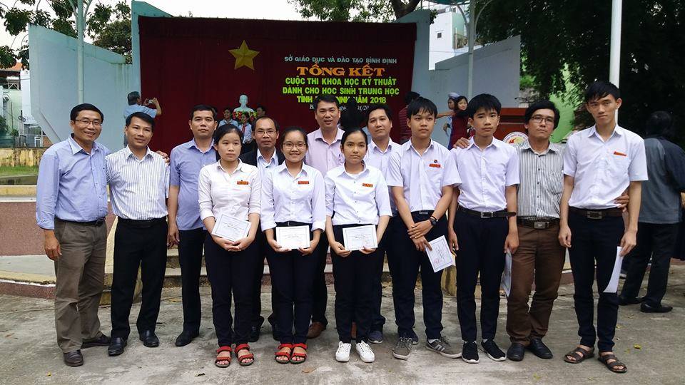  Cuộc thi Khoa học - Kỹ thuật cấp Tỉnh dành cho học sinh trung học năm 2018 của tỉnh Bình Định
